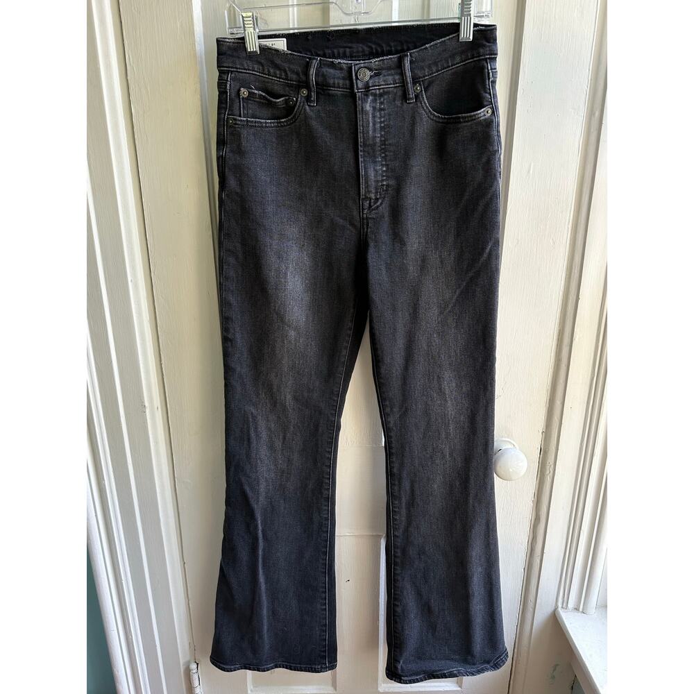 GAP High Rise Flare Jeans – Black Wash – Size 29/8 Regular - Picture 2 of 8